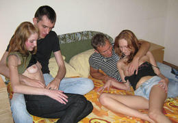 Russian Swingers Having A sex Orgy At Their Party Image 6