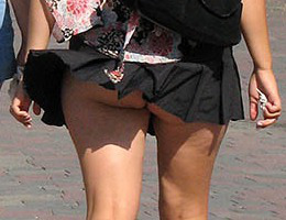Ass and panties upskirt photos Image 1