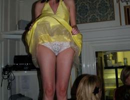 Candid panty and upskirt voyeur shots taken in public places pics Image 8