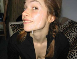 A nasty ladies giving a handjob and taking a facial gallery Image 1