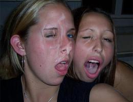 A depraved babes blowjob and facialized gelery Image 1