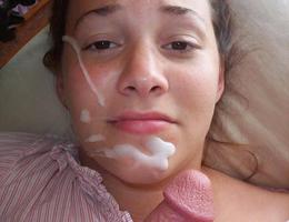 A depraved cuties blowjob and facialized collection Image 4
