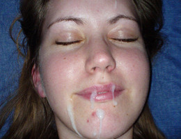 A ladies giving head and taking a facial in POV style images Image 6