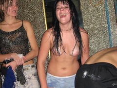 Perfect sexy chicks get so excited during their great strip show and even cannot prevent it from coming to hot sex action! Image 9