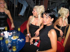 Those fascinating attractive cuties feel shy before nobody showing striptease on many private VIP parties. Image 3
