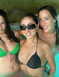 Candid teens in swimsuit or topless voyeur pictures at La Joya Nude Image 9