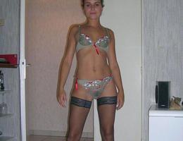 Amateur cutie posing in lingerie gall Image 1