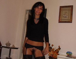 French girlfriend in Stockings gall Image 7