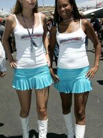girls in spandex shorts