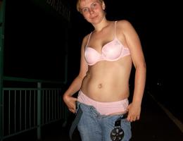 I like so much shooting this naughty a little fat girl on my digital camera outdoors. Image 7