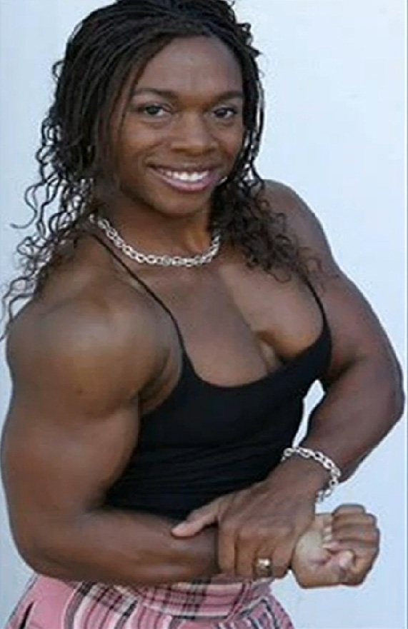 Beautiful muscle black women only here. 